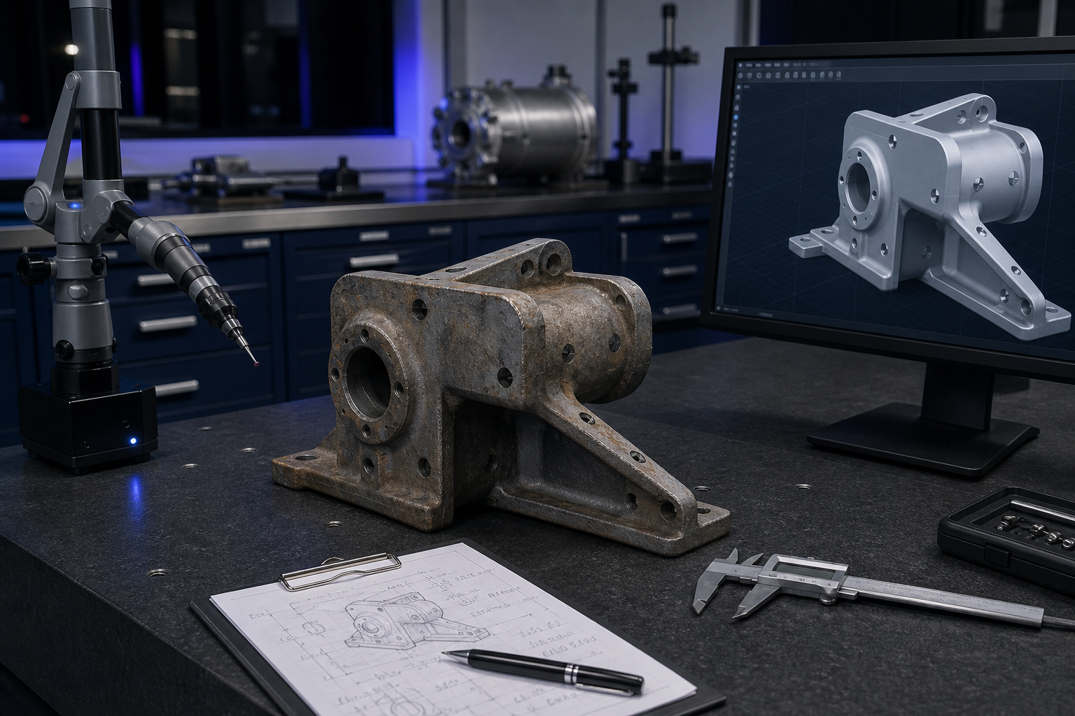 Reverse engineering of unavailable components engineering example