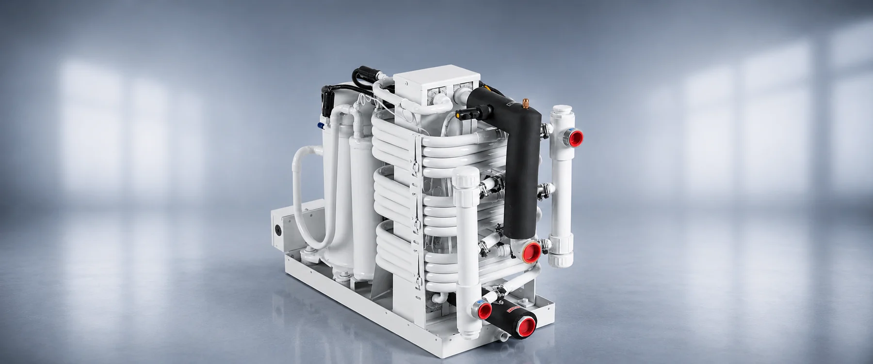 Chilled-water systems and split units marine HVAC equipment example